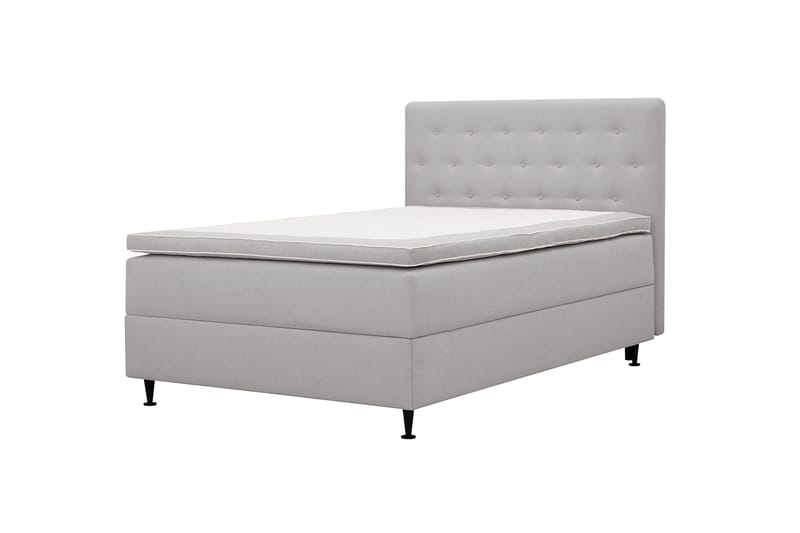 Hilton Plus Komplett Sängpaket med Förvaring 120x200 cm - Grå - Möbler - Säng - Kontinentalsäng