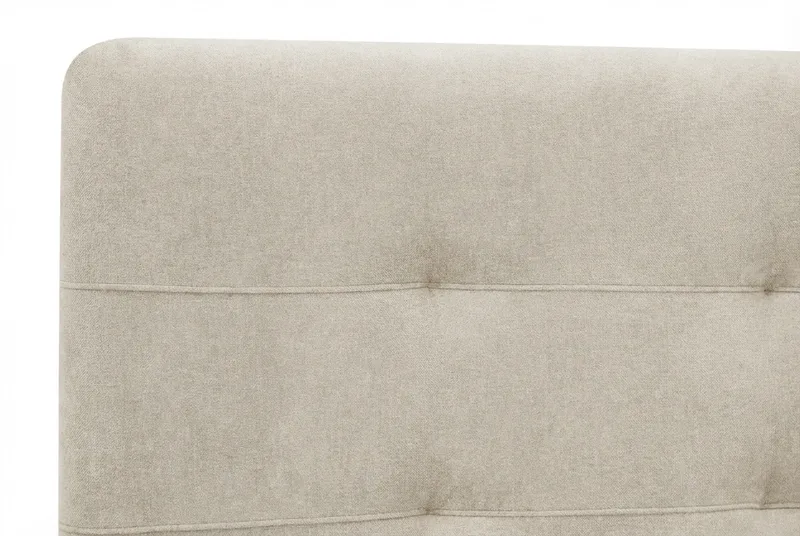 Hilton Premium Komplett Sängpaket 160x200 cm Kontinentalsäng med Sänggavel - Beige Tyg - Möbler - Säng - Kontinentalsäng