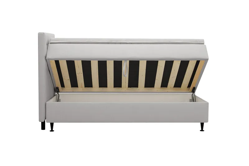 Hilton Plus Komplett Sängpaket med Förvaring 90x200 cm - Grå - Möbler - Säng - Kontinentalsäng