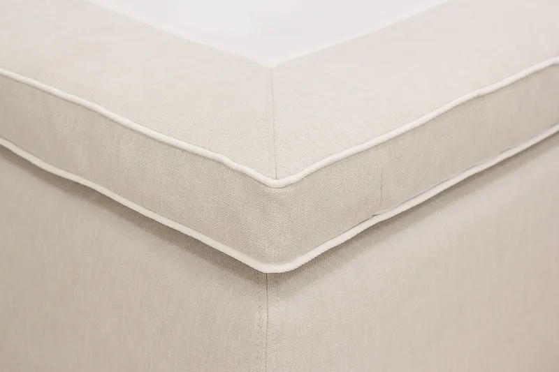 Hilton Plus Komplett Sängpaket med Förvaring 180x200 cm - Ljusbeige - Möbler - Säng - Kontinentalsäng