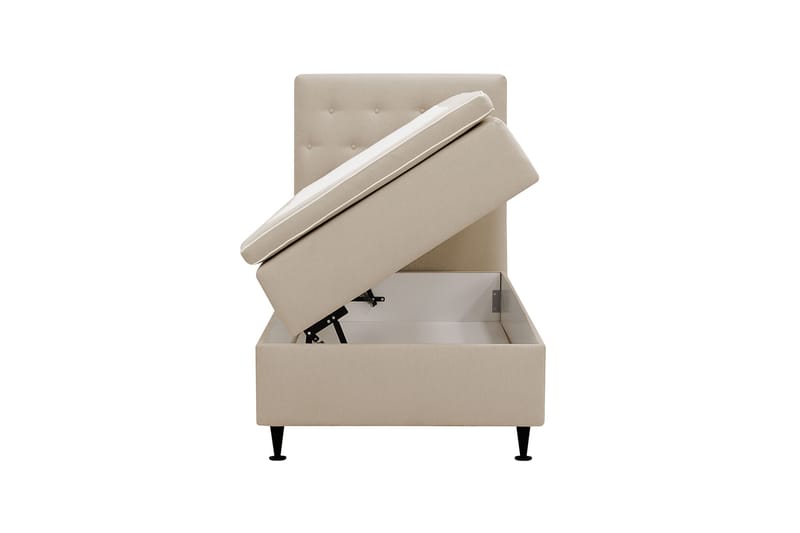 Hilton Plus Komplett Sängpaket med Förvaring 90x200 cm - Beige - Möbler - Säng - Kontinentalsäng