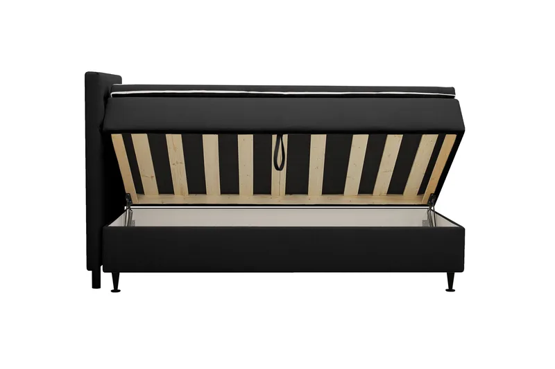 Hilton Plus Komplett Sängpaket med Förvaring 90x200 cm - Antracit - Möbler - Säng - Kontinentalsäng