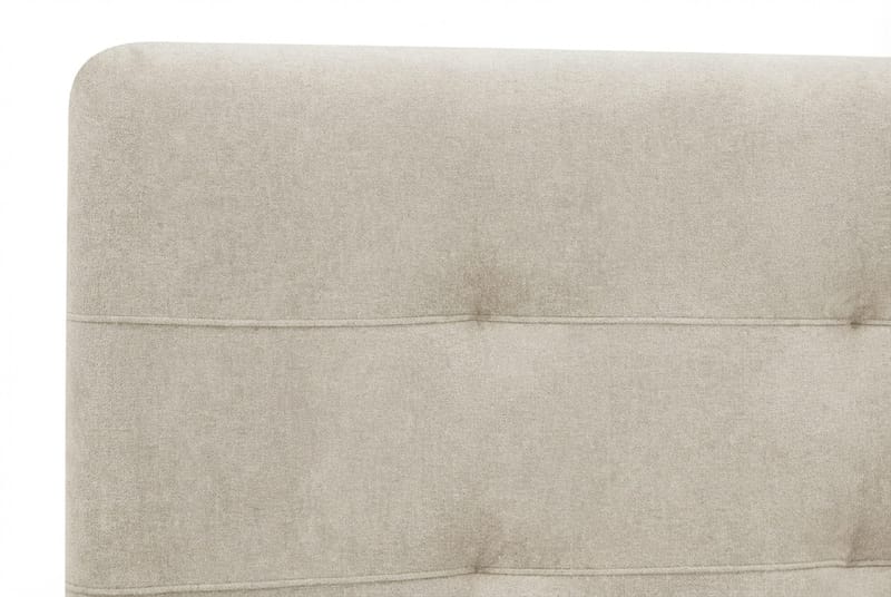 Hilton Premium Komplett Sängpaket 180x200 cm Kontinentalsäng med Sänggavel - Beige Tyg - Möbler - Säng - Kontinentalsäng