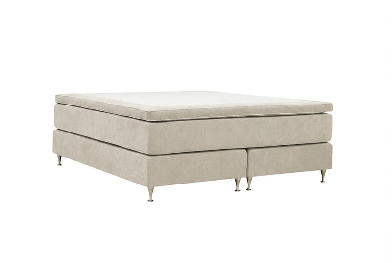 Hilton Premium Kontinentalsäng 160x200 cm - Beige Tyg - Möbler - Säng - Kontinentalsäng