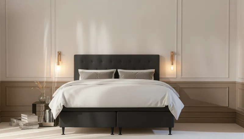 Hilton Plus Komplett Sängpaket 180x200 cm - Antracit - Möbler - Säng - Komplett sängpaket