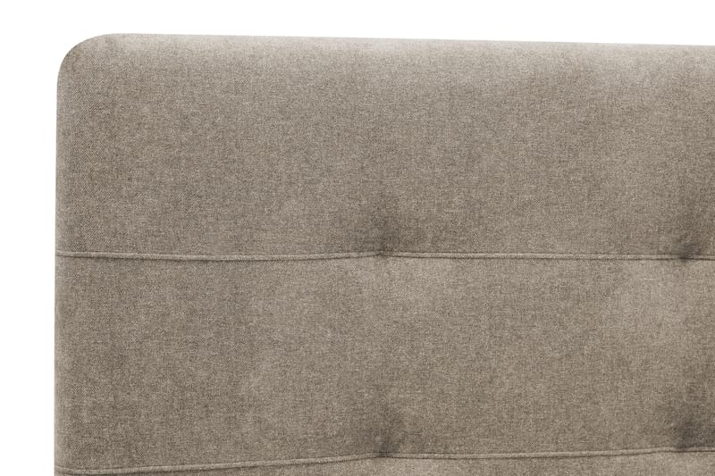 Hilton Premium Komplett Sängpaket 160x200 cm Kontinentalsäng med Sänggavel - Ljusbrun Tyg - Möbler - Säng - Kontinentalsäng