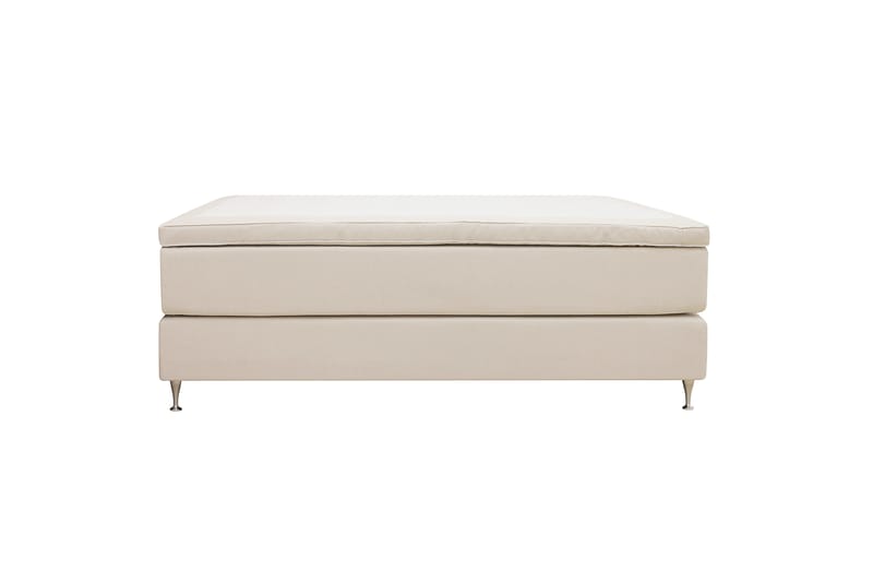 Hilton Premium Kontinentalsäng 160x200 cm - Ljusbeige Tyg - Möbler - Säng - Kontinentalsäng