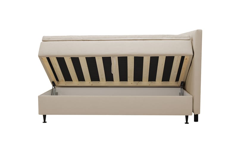 Hilton Plus Kontinentalsäng med Förvaring 160x200 cm - Beige - Möbler - Säng - Kontinentalsäng
