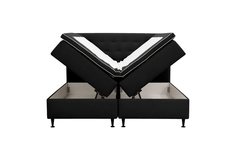 Hilton Plus Komplett Sängpaket med Förvaring 160x200 cm - Antracit - Möbler - Säng - Kontinentalsäng