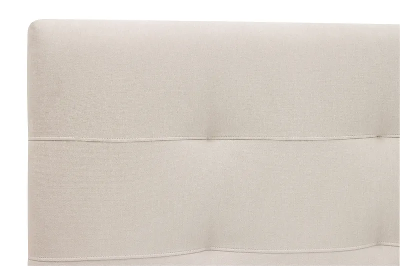 Hilton Premium Komplett Sängpaket 160x200 cm Kontinentalsäng med Sänggavel - Ljusbeige Tyg - Möbler - Säng - Kontinentalsäng