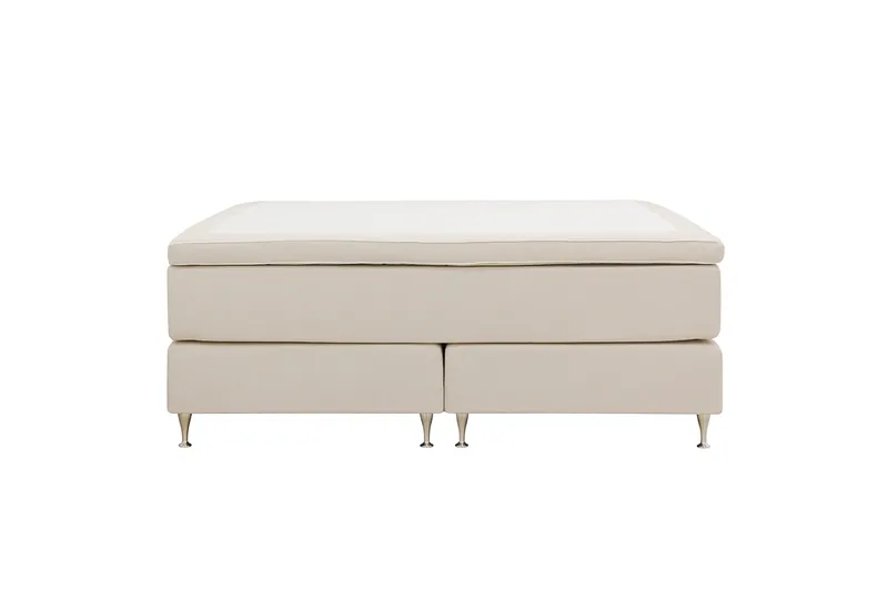 Hilton Premium Kontinentalsäng 180x200 cm - Ljusbeige Tyg - Möbler - Säng - Kontinentalsäng