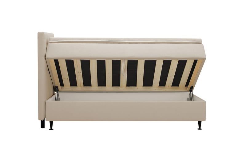 Hilton Plus Komplett Sängpaket med Förvaring 90x200 cm - Beige - Möbler - Säng - Kontinentalsäng
