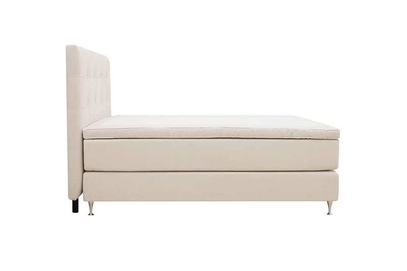 Hilton Premium Kontinentalsäng 160x200 cm - Ljusbeige Tyg - Möbler - Säng - Kontinentalsäng