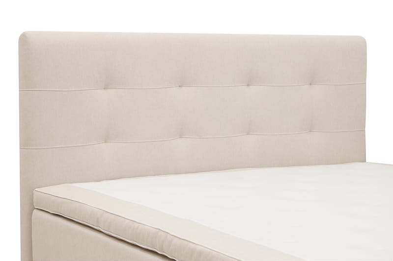 Hilton Premium Kontinentalsäng 160x200 cm - Ljusbeige Tyg - Möbler - Säng - Kontinentalsäng