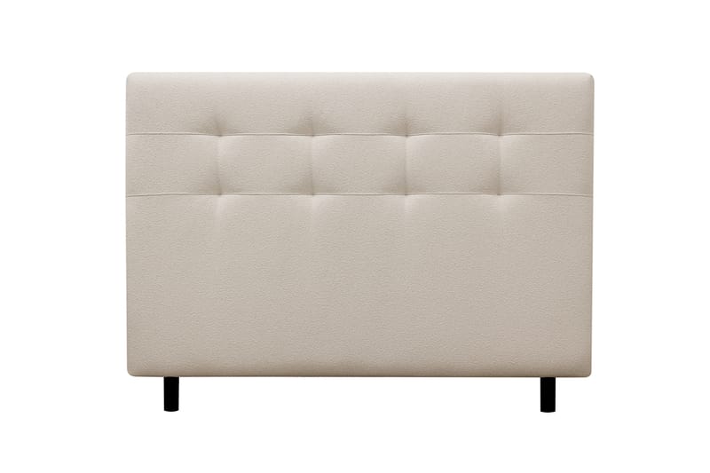 Hilton Premium Komplett Sängpaket 180x200 cm Kontinentalsäng med Sänggavel - Ljusbeige Bouclé - Möbler - Säng - Kontinentalsäng