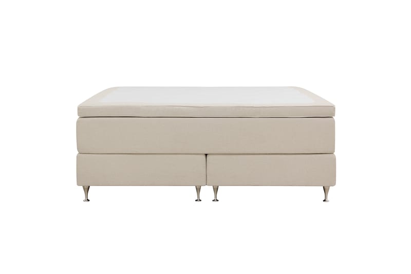 Hilton Premium Kontinentalsäng 160x200 cm - Ljusbeige Bouclé - Möbler - Säng - Kontinentalsäng