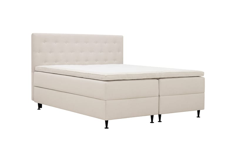 Hilton Plus Komplett Sängpaket med Förvaring 180x200 cm - Ljusbeige - Möbler - Säng - Kontinentalsäng