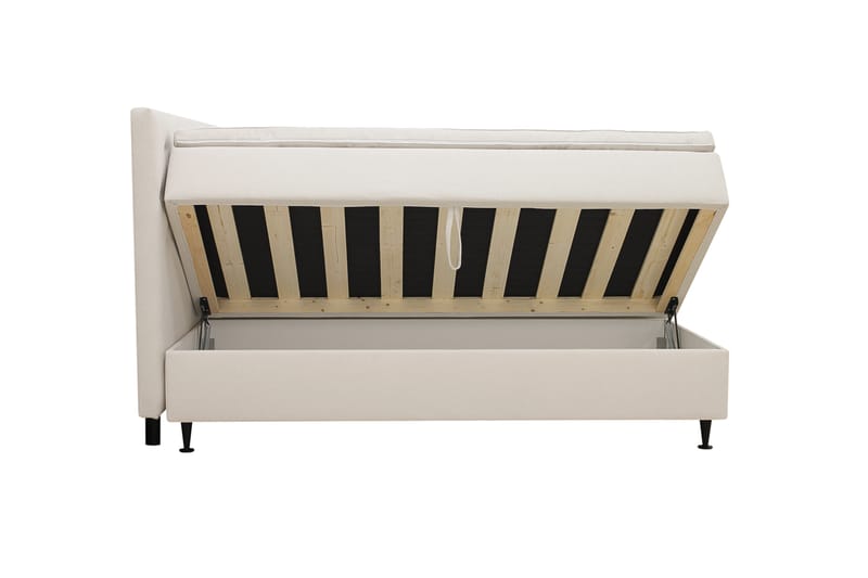 Hilton Plus Komplett Sängpaket med Förvaring 180x200 cm - Ljusbeige - Möbler - Säng - Kontinentalsäng