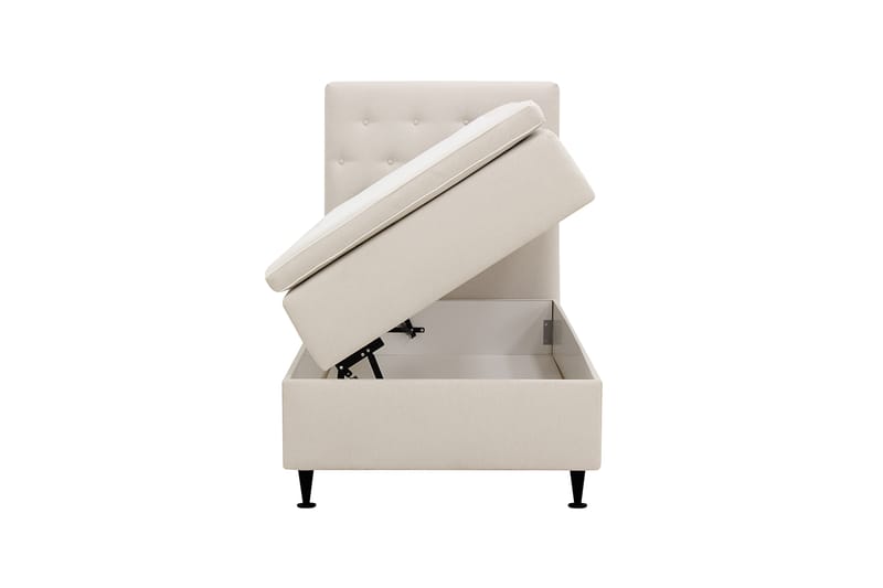 Hilton Plus Komplett Sängpaket med Förvaring 90x200 cm - Ljusbeige - Möbler - Säng - Kontinentalsäng