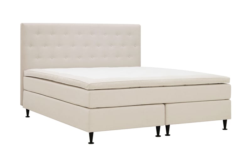 Hilton Plus Komplett Sängpaket 160x200 cm - Ljusbeige - Möbler - Säng - Komplett sängpaket