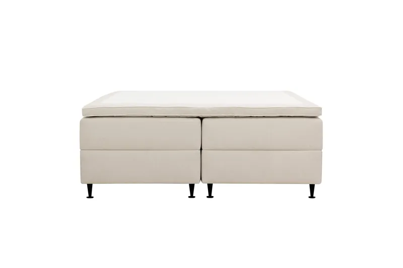 Hilton Plus Kontinentalsäng med Förvaring 180x200 cm, Ljusbeige