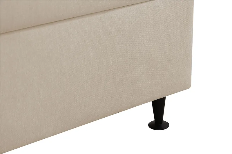 Hilton Plus Komplett Sängpaket med Förvaring 140x200 cm - Beige - Möbler - Säng - Kontinentalsäng