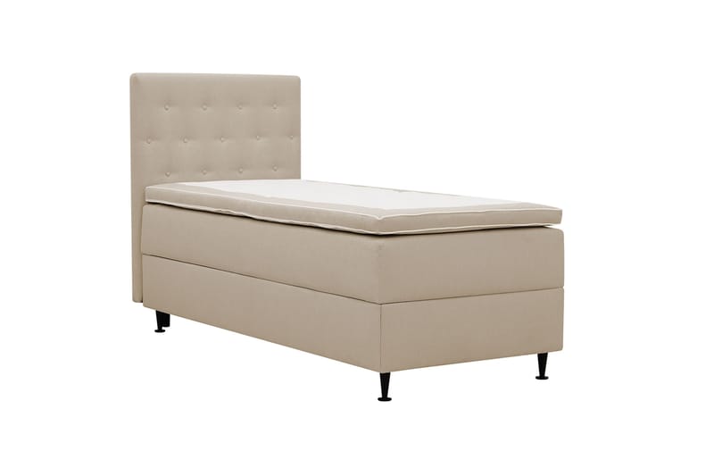 Hilton Plus Komplett Sängpaket med Förvaring 90x200 cm - Beige - Möbler - Säng - Kontinentalsäng