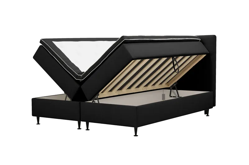 Hilton Plus Komplett Sängpaket med Förvaring 180x200 cm - Antracit - Möbler - Säng - Kontinentalsäng