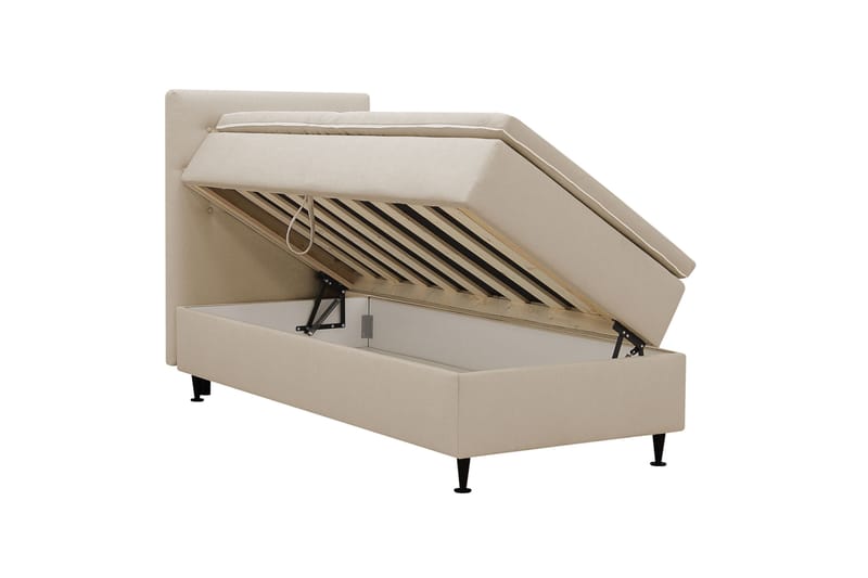 Hilton Plus Komplett Sängpaket med Förvaring 90x200 cm - Beige - Möbler - Säng - Kontinentalsäng