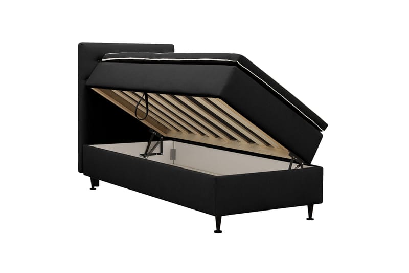 Hilton Plus Komplett Sängpaket med Förvaring 90x200 cm - Antracit - Möbler - Säng - Kontinentalsäng