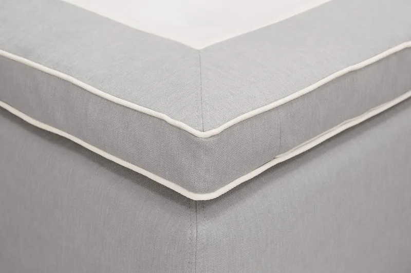 Hilton Plus Komplett Sängpaket med Förvaring 120x200 cm - Grå - Möbler - Säng - Kontinentalsäng