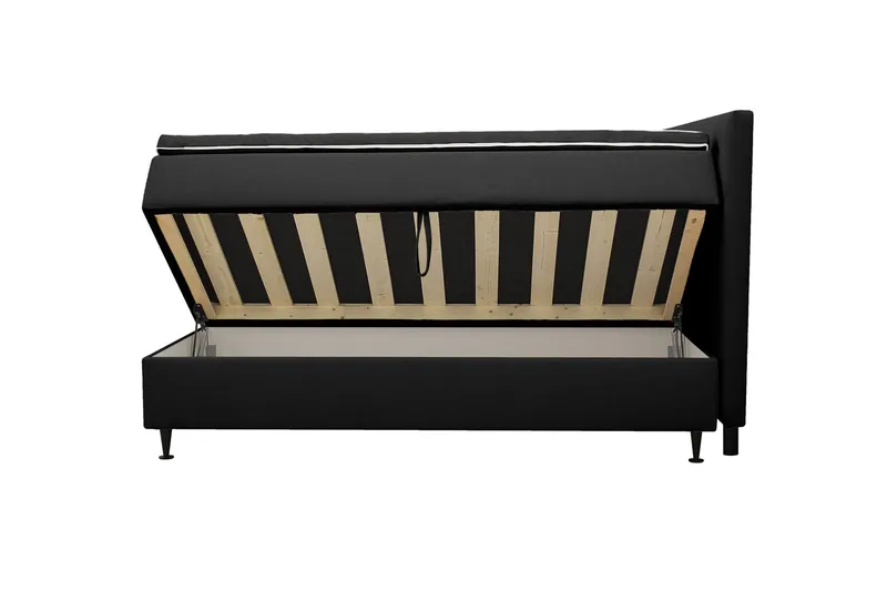 Hilton Plus Komplett Sängpaket med Förvaring 180x200 cm - Antracit - Möbler - Säng - Kontinentalsäng