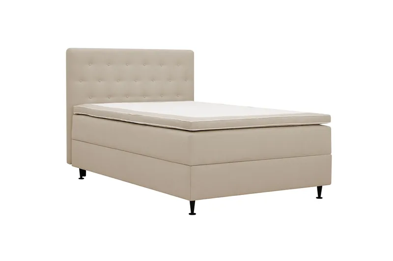 Hilton Plus Komplett Sängpaket med Förvaring 120x200 cm - Beige - Möbler - Säng - Kontinentalsäng