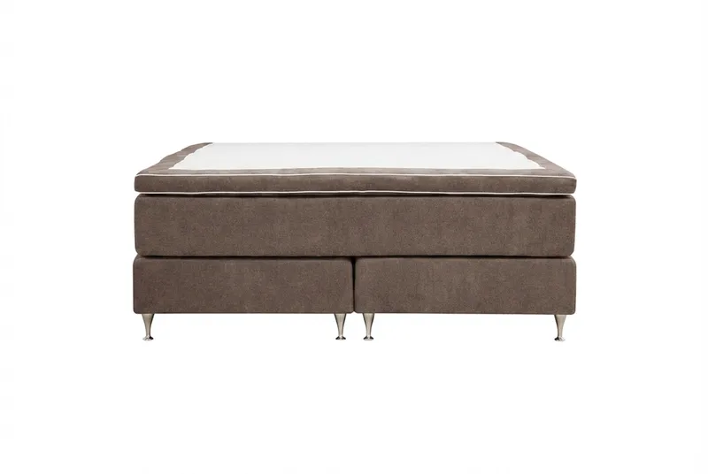 Hilton Premium Kontinentalsäng 160x200 cm - Brun Tyg - Möbler - Säng - Kontinentalsäng