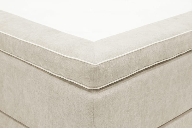 Hilton Premium Kontinentalsäng 160x200 cm - Beige Tyg - Möbler - Säng - Kontinentalsäng