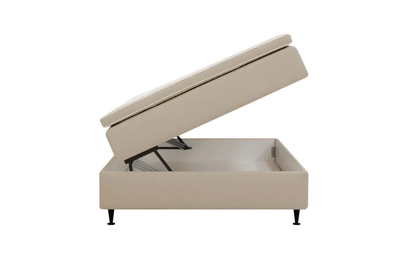 Hilton Plus Kontinentalsäng med Förvaring 120x200 cm - Beige - Möbler - Säng - Kontinentalsäng