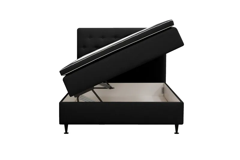 Hilton Plus Komplett Sängpaket med Förvaring 120x200 cm - Antracit - Möbler - Säng - Kontinentalsäng