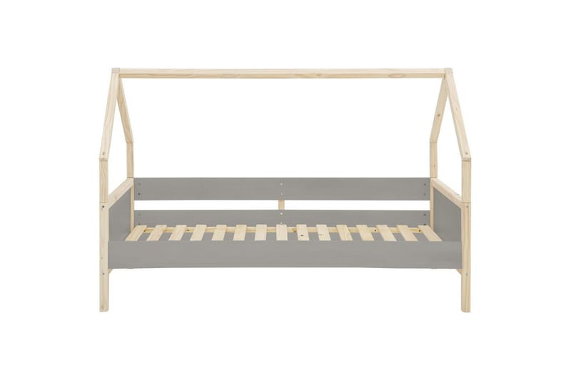 Himmelsäng Square Line Grå, 205x96x133 cm - Grå, 205x96x133 cm - Möbler - Säng - Himmelsäng