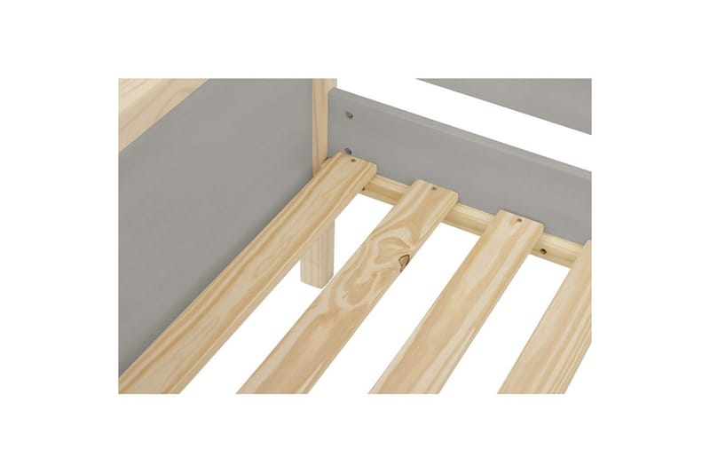 Himmelsäng Square Line Grå, 205x96x133 cm - Grå, 205x96x133 cm - Möbler - Säng - Himmelsäng