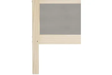 Himmelsäng Square Line Grå, 205x96x184 cm - Grå, 205x96x184 cm - Möbler - Säng - Himmelsäng