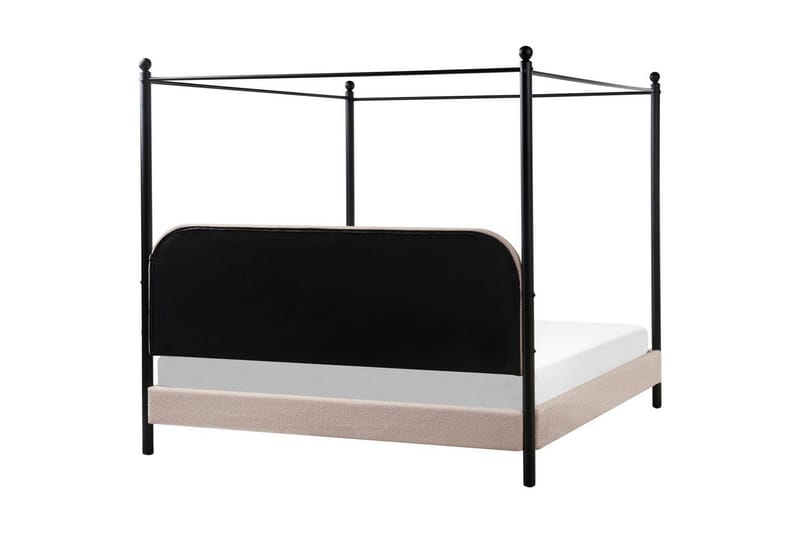 Himmelssäng Dannemois Beige, Black 180x200 - Möbler - Säng - Himmelsäng