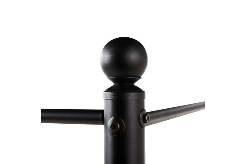 Himmelssäng Dannemois - Taupe, svart, 140x200 cm - Möbler - Säng - Himmelsäng