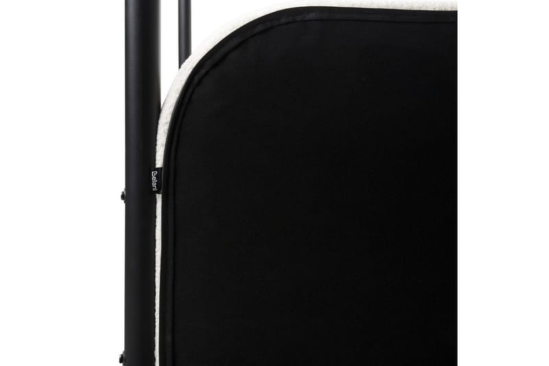 Himmelssäng Dannemois - Vit, Svart, 140x200 cm - Möbler - Säng - Himmelsäng