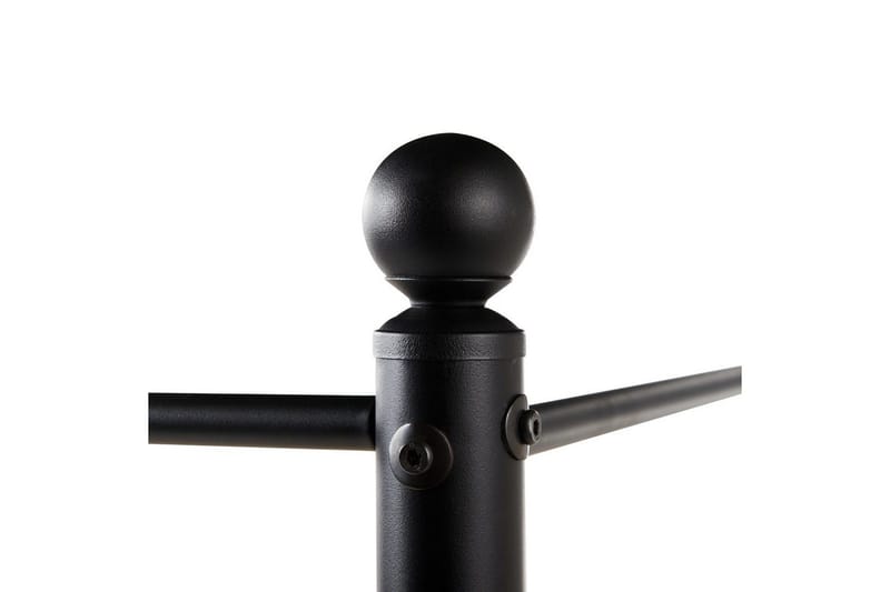 Himmelssäng Dannemois - Vit, Svart, 160x200 cm - Möbler - Säng - Himmelsäng