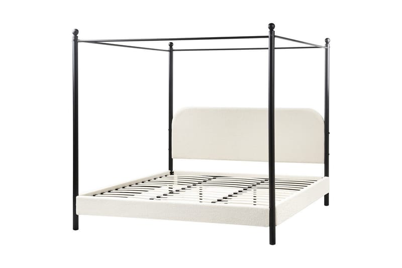 Himmelssäng Dannemois, Vit, Svart, 180x200 cm