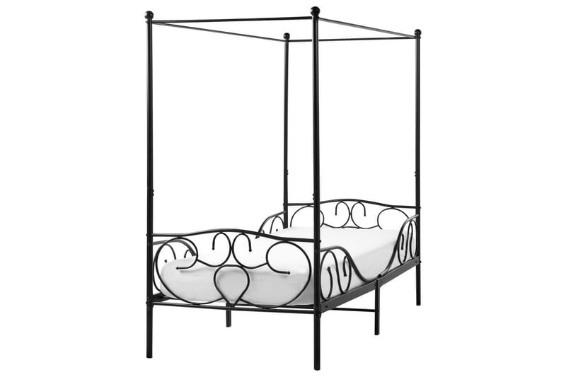 Himmelssäng Sormery - Svart - Möbler - Säng - Himmelsäng
