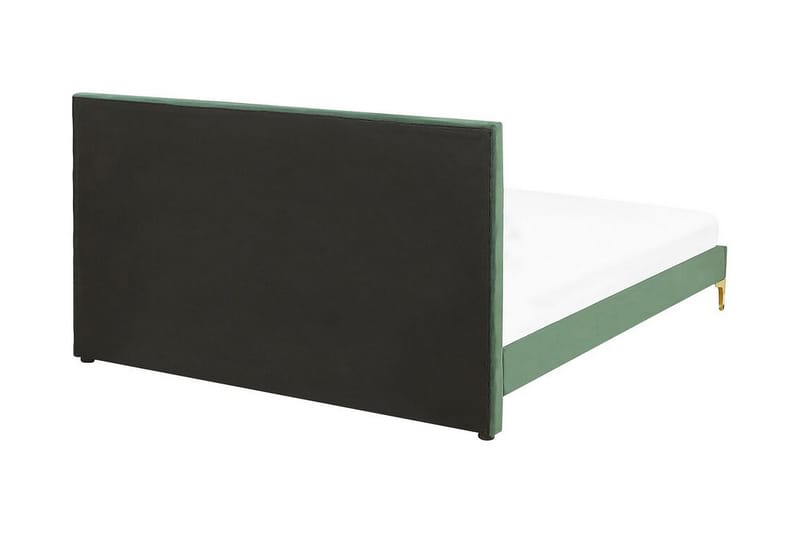 Holabo Säng 160x200 cm - Grön/Sammet - Sängram & sängstomme