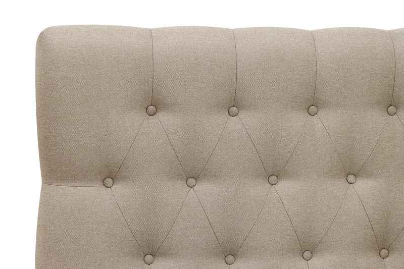 HVILA Classic Komplett Sängpaket 120x200 cm Kontinentalsäng med diamant sänggavel - Beige - Möbler - Säng - Komplett sängpaket