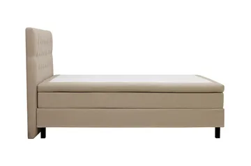 HVILA Classic Komplett Sängpaket 120x200 cm Kontinentalsäng med diamant sänggavel - Beige - Möbler - Säng - Komplett sängpaket