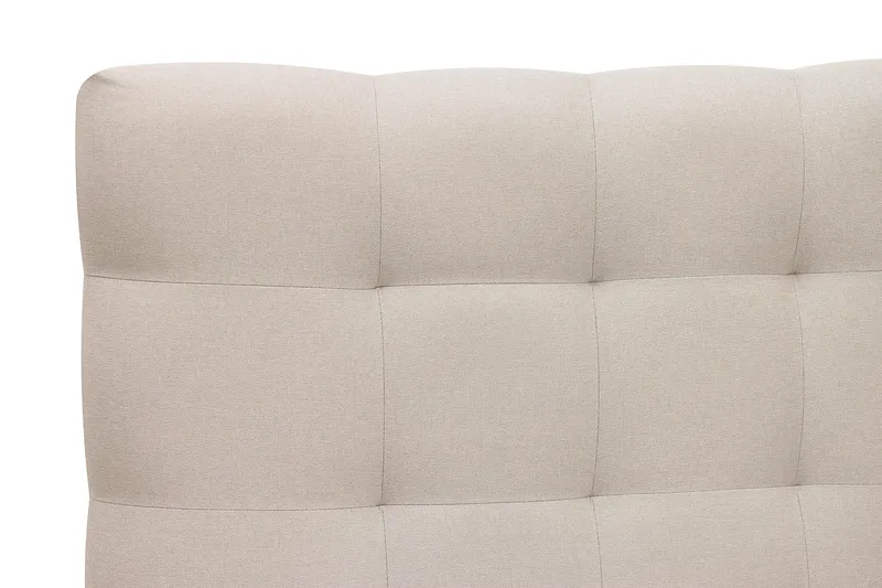 HVILA Classic Komplett Sängpaket 120x200 cm Kontinentalsäng med rutad sänggavel - Beige - Möbler - Säng - Komplett sängpaket